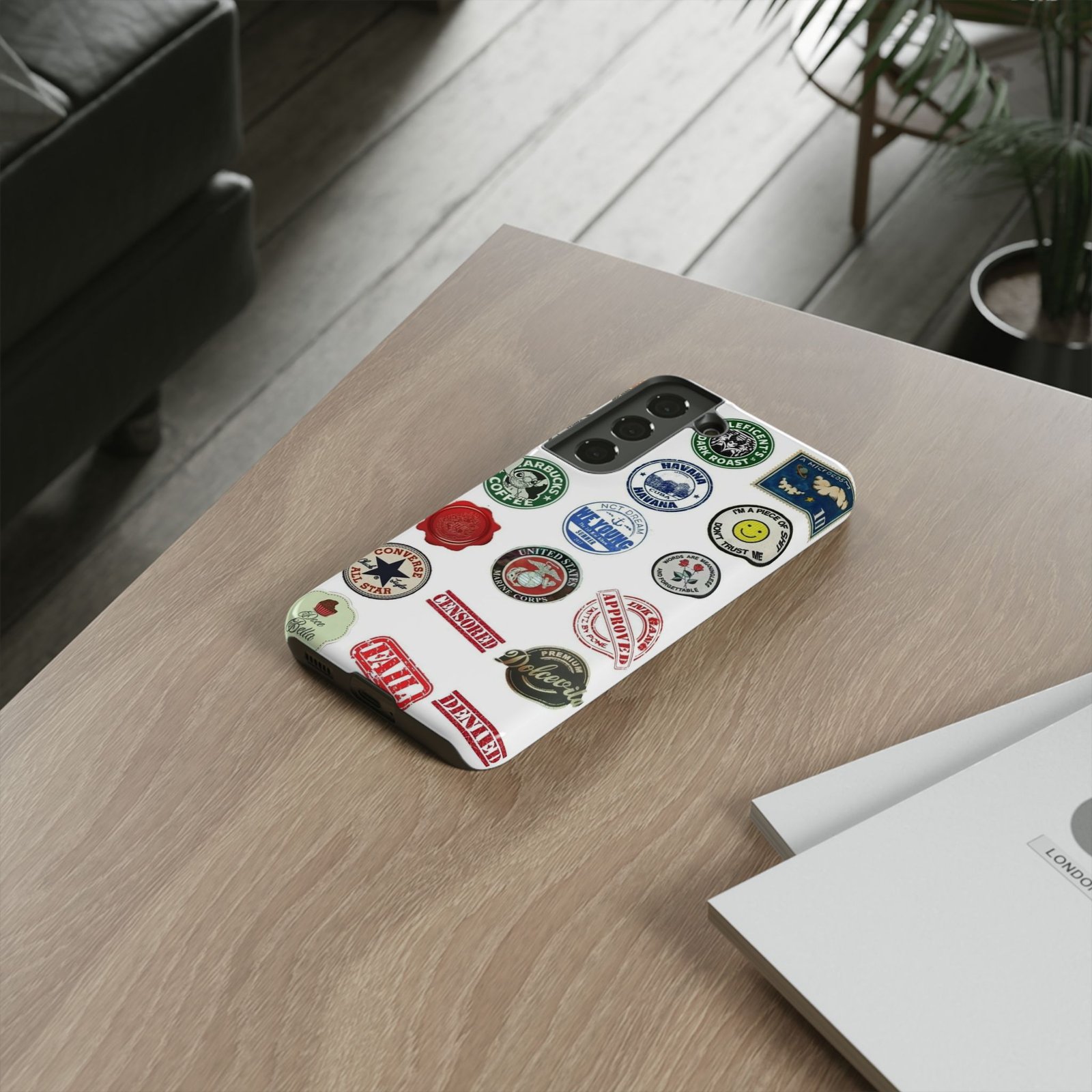 Vintage Patch Phone Case, Tough Cases, Retro Design, Unique Gifts for Coffee Lovers, Fun Cell Phone Cover, Hipster Accessory - Image 50