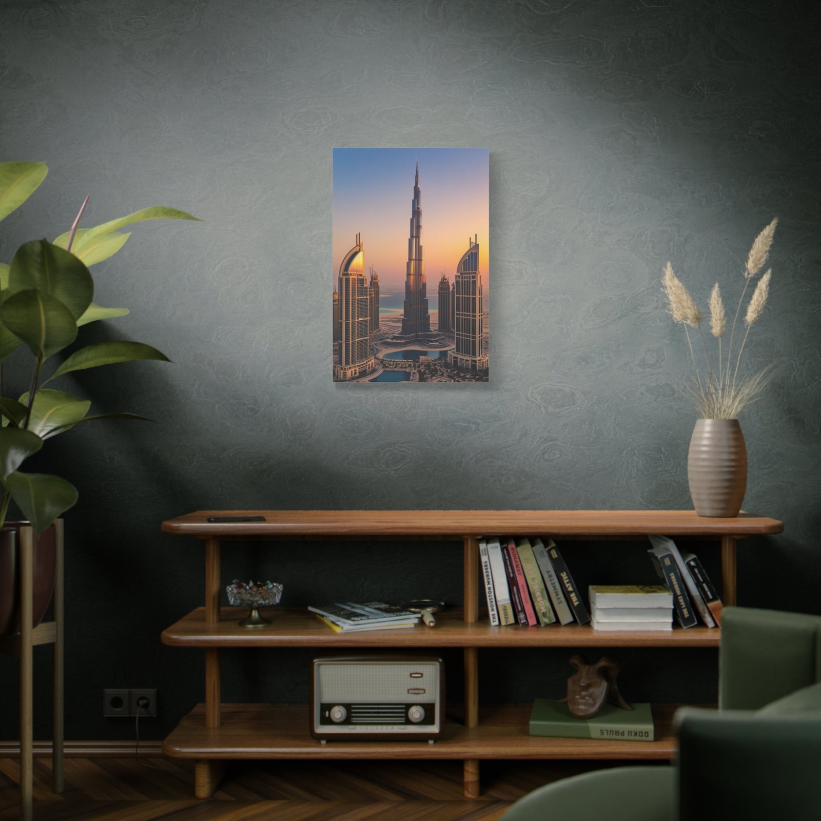 Modern Skyline Canvas Art, Dubai Cityscape Decor, Wall Art for Home, Office, Birthday Gift, Urban Decor - Image 8