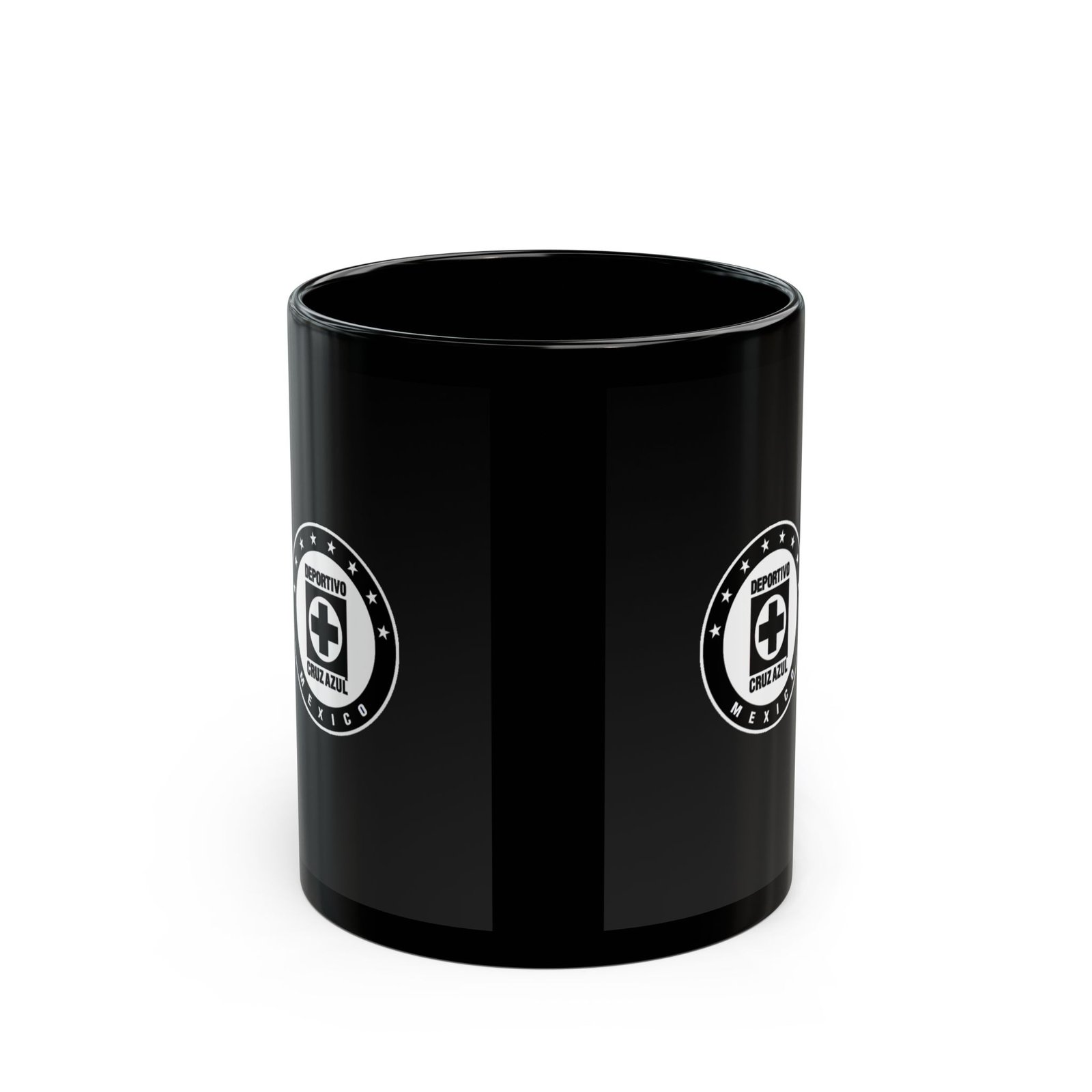 Cruz Azul Soccer Crest Black Mug – 11oz & 15oz Fan Coffee Cup - Image 2