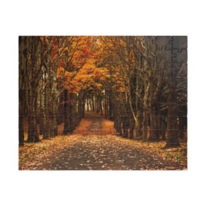 Autumn Path Puzzle, 110-1014 piece jigsaw, Fall décor, Relaxing gift, Family activity, Cozy nights in