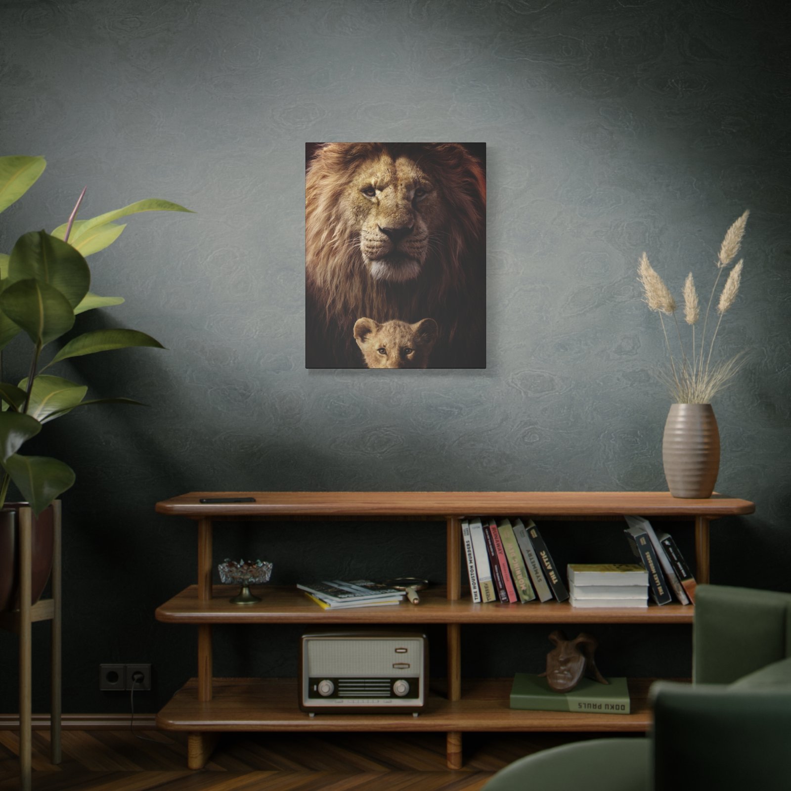 Majestic Lion Canvas Art, Gallery Wall Decor, Wild Animal Print, Safari Home Decor, Gift for Nature Lovers, Unique Art Piece - Image 5