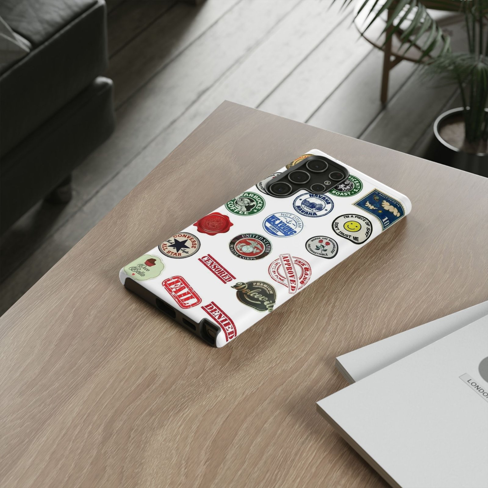 Vintage Patch Phone Case, Tough Cases, Retro Design, Unique Gifts for Coffee Lovers, Fun Cell Phone Cover, Hipster Accessory - Image 60