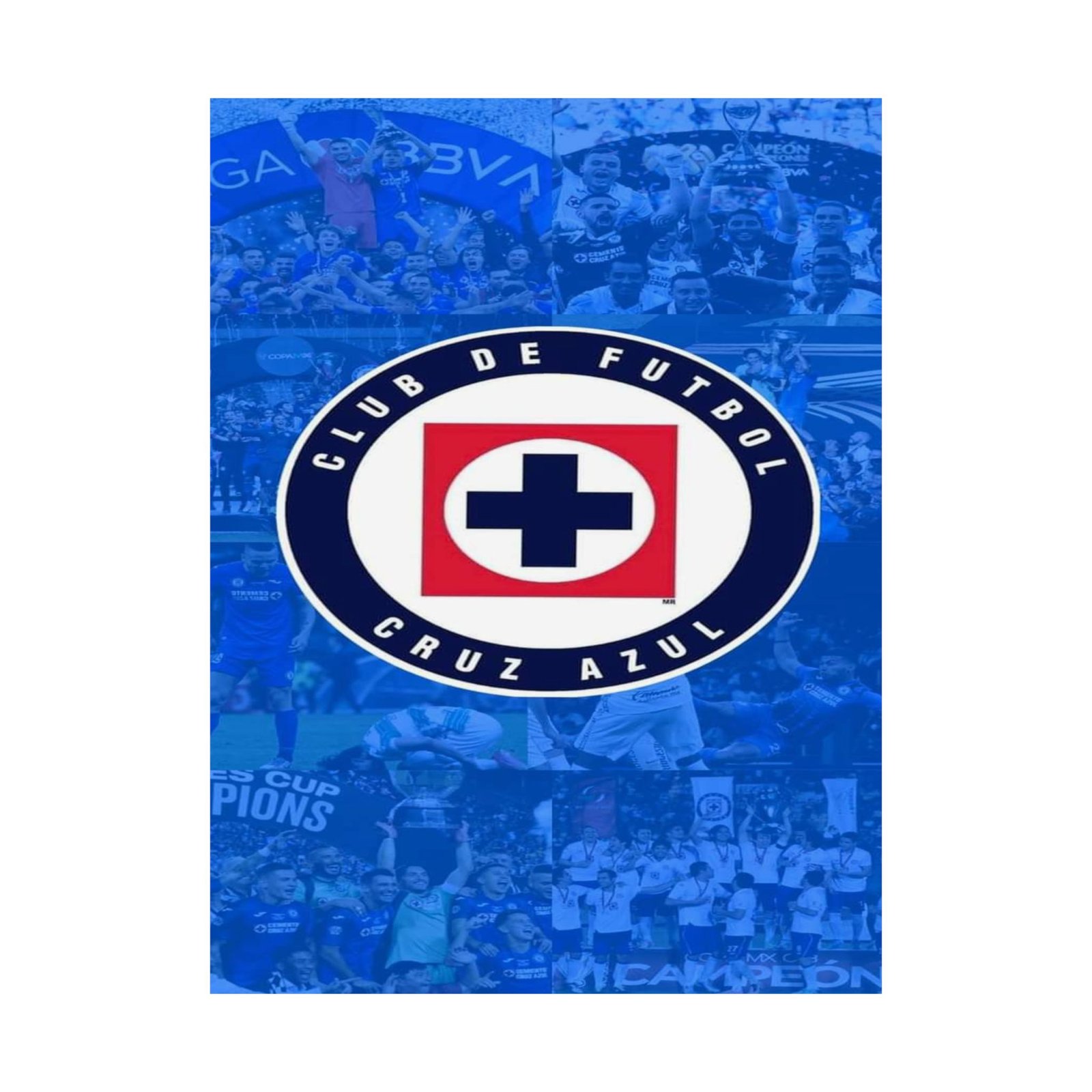 Cruz Azul Vertical Posters, Soccer Fan Decor, Sports Wall Art, Matte Wall Prints, Ideal Gift for Football Lovers, Team Spirit Decoration - Image 3