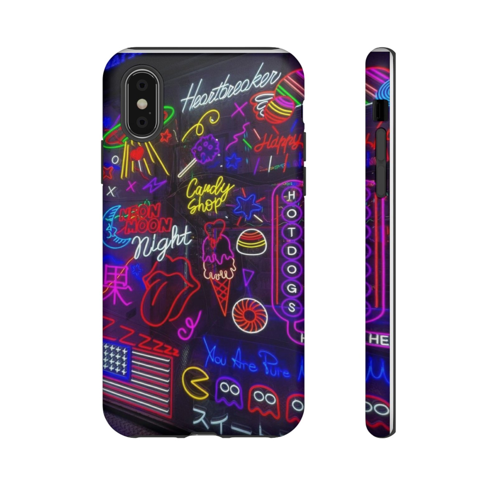 Neon Phone Case, Playful & Funky Design, Perfect for Music Lovers and Festivals, Gift Idea for Birthdays, Summer Vibes, Tough Protection - Image 9