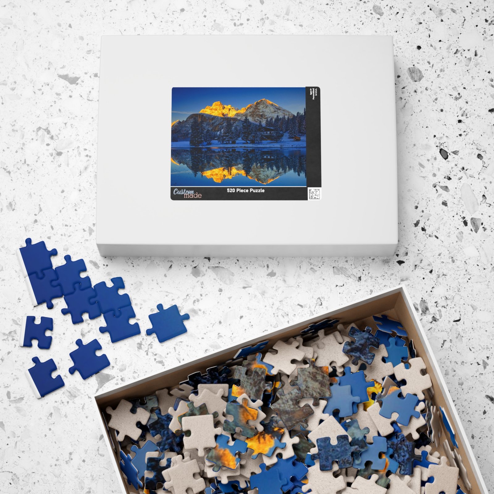 Majestic Mountain Reflection Puzzle, Scenic Jigsaw for Nature Lovers, 110-1014 Pieces, Relaxing Family Activity, Gift for Outdoorsy Friends - Image 6